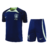 Conjunto de Treino Nike Brasil Camisa + Shorts - Azul escuro com detalhes verde