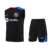 Conjunto de Treino Nike Barcelona Regata + Shorts - Preta com detalhes Vermelho e Azul