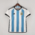 Camisa Adidas Argentina I Home Copa do Mundo Catar 2022 Torcedor Masculino - Branca com Azul - loja online