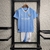 Kit Kids Puma Manchester City I Home 2023/24 Torcedor Masculino - Azul