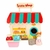 Set tienda de compras - caja de madera desplegable valija little shop