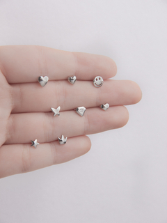 Aretes petite silver