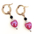 Aros de corazones desmontables Red & Black - comprar online