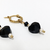 Aros de corazones desmontables black - comprar online