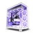 Gabinete Gamer NZXT Mid Tower ATX H9 Flow Edition Branco Fosco - CM-H91FW-01