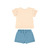 Conjunto blusa e short-saia - comprar online