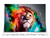 Imagem do Quadro Decorativo Leão Colorido Pintura Digital