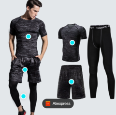 conjunto de ropa deportiva para hombre