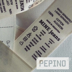 Etiquetas textiles - Raso - Estudio Pepino DG