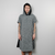 Poncho Atoalhado Longo Cinza Preto - comprar online