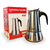 Cafeteira Italiana Espresso Inox 300ml GRÁTIS Xícara de Vidro Tokyo Design - comprar online