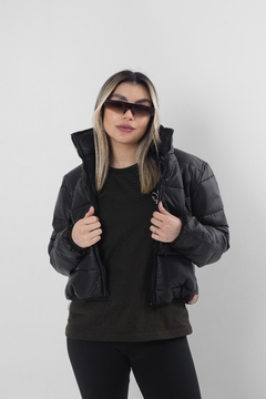 JAQUETA PUFFER FEMININO PRETO