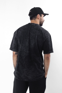 CAMISETA MASCULINA ESTONADO PRETO - comprar online