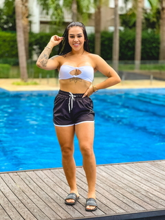 Short Banho Feminino Preto