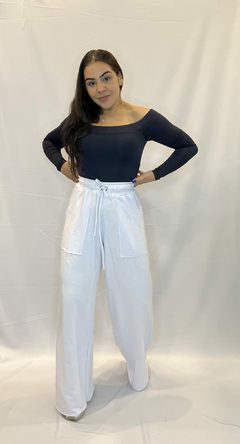 Calça Pantalona Branco - comprar online