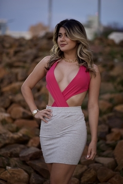 Body Maiô Rosa