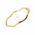 Bracelete Onda Folhada Ouro 18k