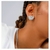 Brinco Ear Cuff Estilo Leque Com Zircônia E Navetes Banho Ouro 18K - comprar online