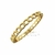 Bracelete Corrente Fina Folhado Ouro 18k