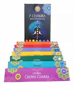 7 CAJAS DE SAHUMERIOS $739 "KARNATAKA" 7 CHAKRAS