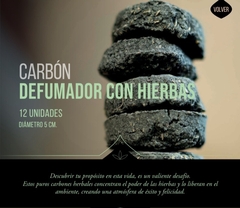 CARBÓN DEFUMADOR CON HIERBAS X12 - comprar online