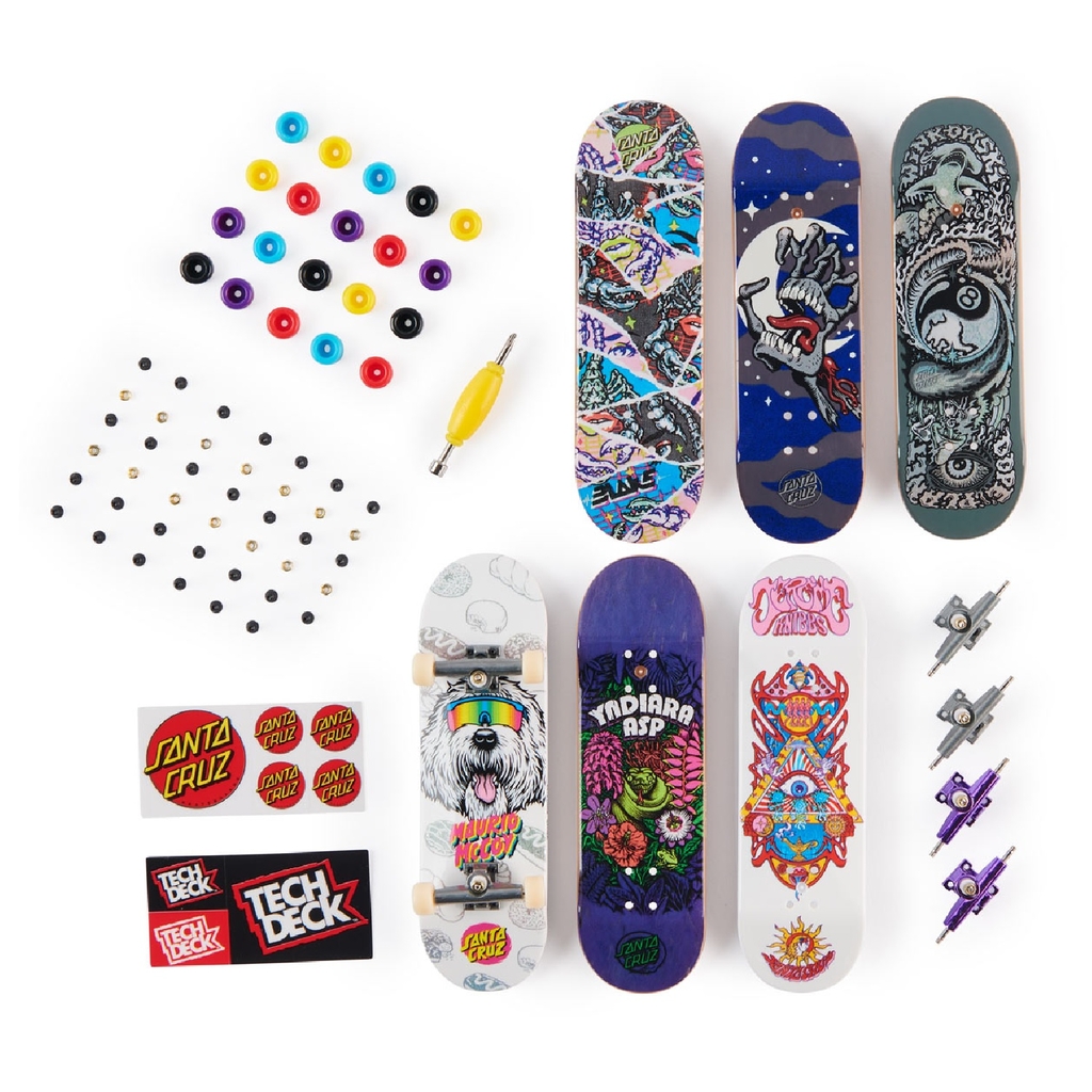 Skates De Dedo Tech Deck Kit Com 6 Sk8 Shop Acessórios Sunny - JP Toys -  Brinquedos e Actions Figures para todas as idades