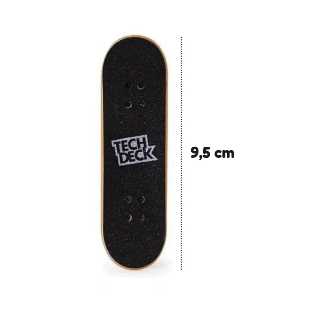 Kit 6 Skate De Dedo Mini Fingerboard C/ Acessórios Tech Deck