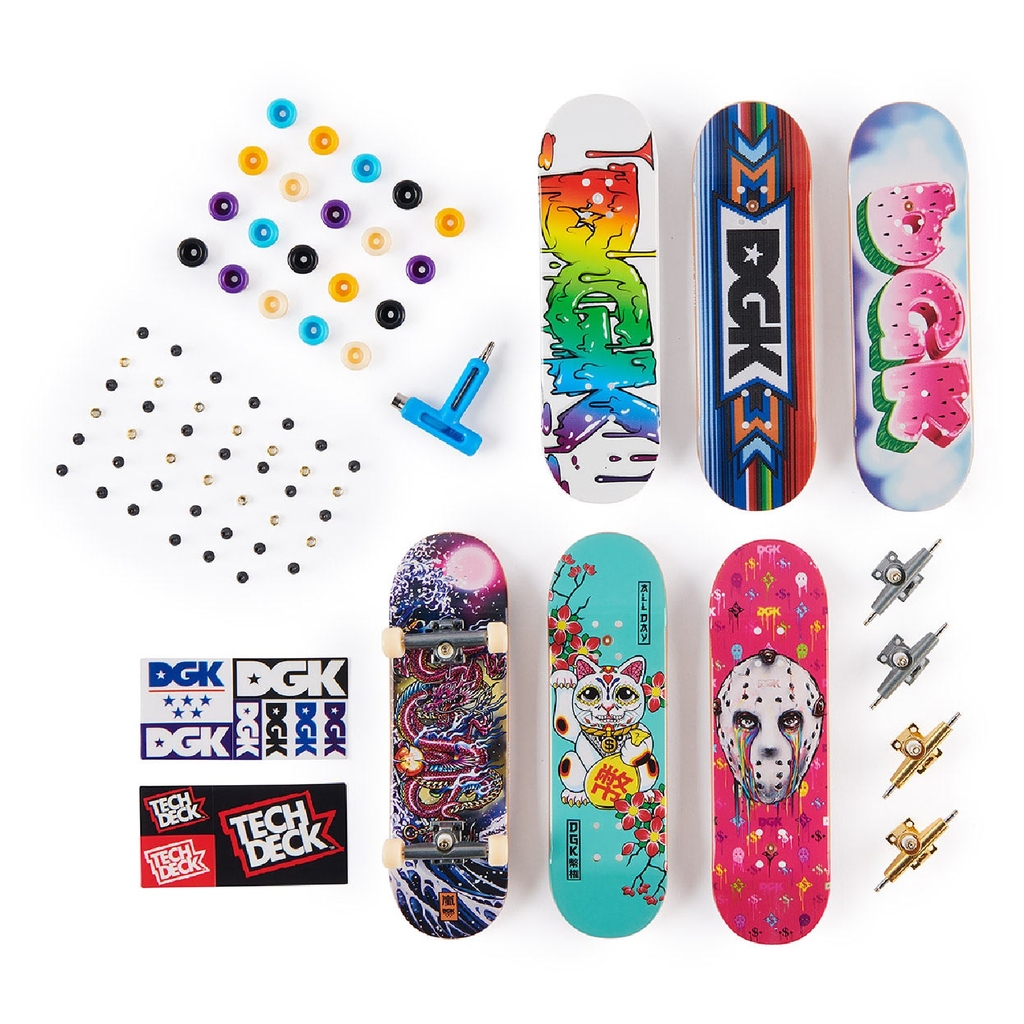 Skate de Dedo Tech Deck com 6 Skates - TRENDS Brinquedos