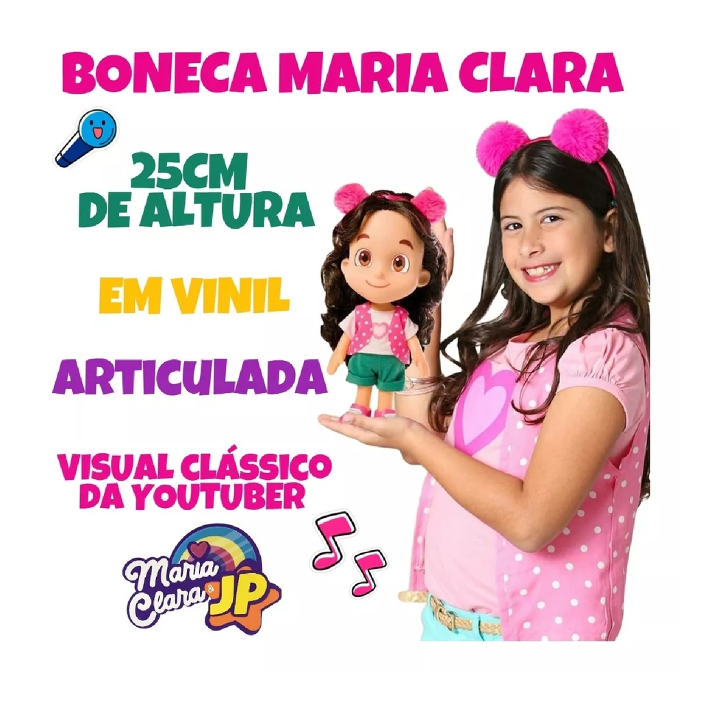 Boneca Maria Clara Articulada Baby Brinq