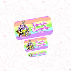 baby looney tunes - Etiqueta Escolar