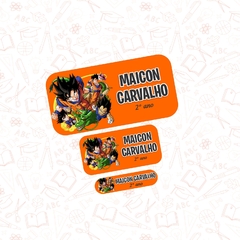 DRAGON BALL - Etiqueta Escolar