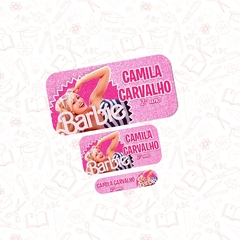 BARBIE - Etiqueta Escolar