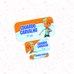 blippi - Etiqueta Escolar