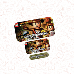 Lego – Indiana Jones - Etiqueta Escolar