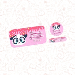 PANDA DONUTS PUKET - Etiqueta Escolar