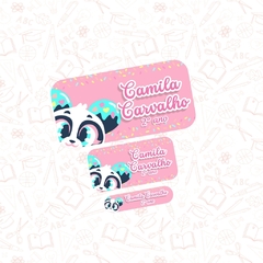 PANDA DONUTS PUKET - Etiqueta Escolar