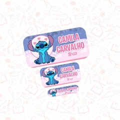 stitch - Etiqueta Escolar