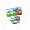 SUPER WINGS - Etiqueta Escolar