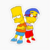 Bart y Milhouse - Los Simpson