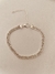 Pulseira strass - Folheada a prata - MF056