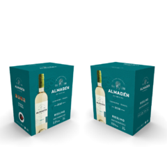 Vinho fino branco seco ALMADEN RIESLING 3L