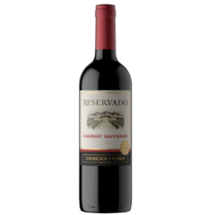 Vinho chileno CONCHA Y TORO RESERVADO CABERNET SAUVIGNON 750ML