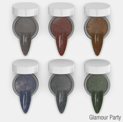 Coleção Acrílica Glamour Party JC Beauty Concepts 6 cores