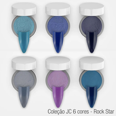 Coleção Acrílica Rock Star JC Beauty Concepts 6 cores