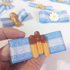 1 Escarapela Costumbres Argentinas Churros Bañados - Quiereme Mucho Artesanias