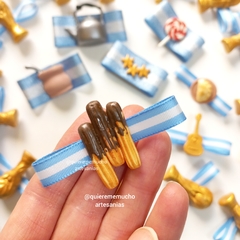 1 Escarapela Costumbres Argentinas Churros Bañados - comprar online