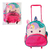 Mochila de Rodinhas Bichinhos 3D Menino Menina Creche Escolar Passeio Infantil - Clio Pets