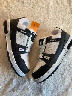 Louis Vuitton Trainer Black & White - Best Import