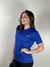 Camiseta Feminina Dry 100% Poliéster com Proteção UV+ | Azul Royal - comprar online