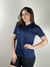 Camiseta Feminina Dry 100% Poliéster com Proteção UV+ | Azul Marinho - comprar online